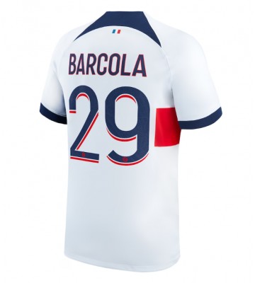 Paris Saint-Germain Bradley Barcola #29 Bortatröja 2023-24 Kortärmad